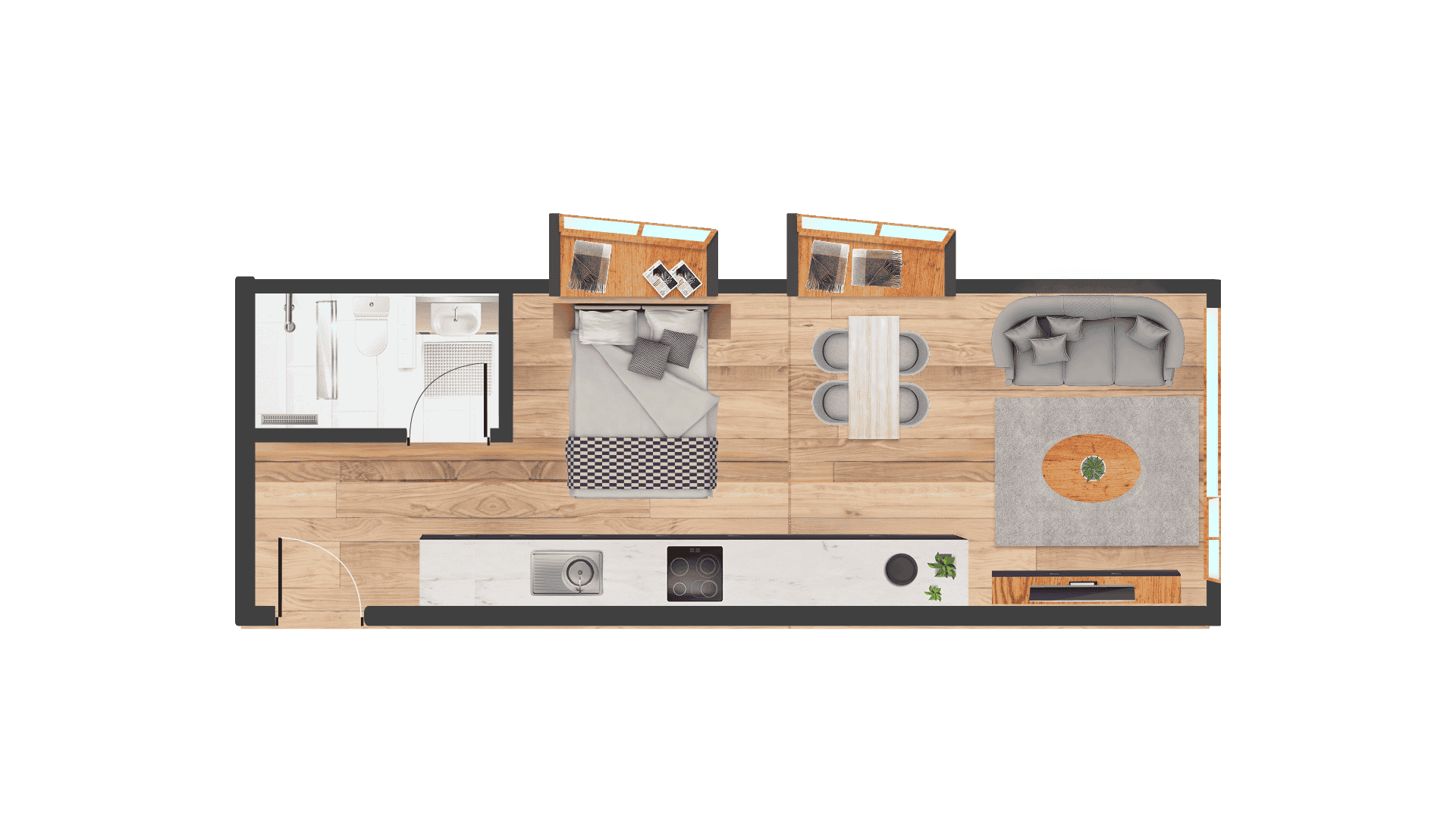 Ihr Hotelstudio 208 im Dom 4545