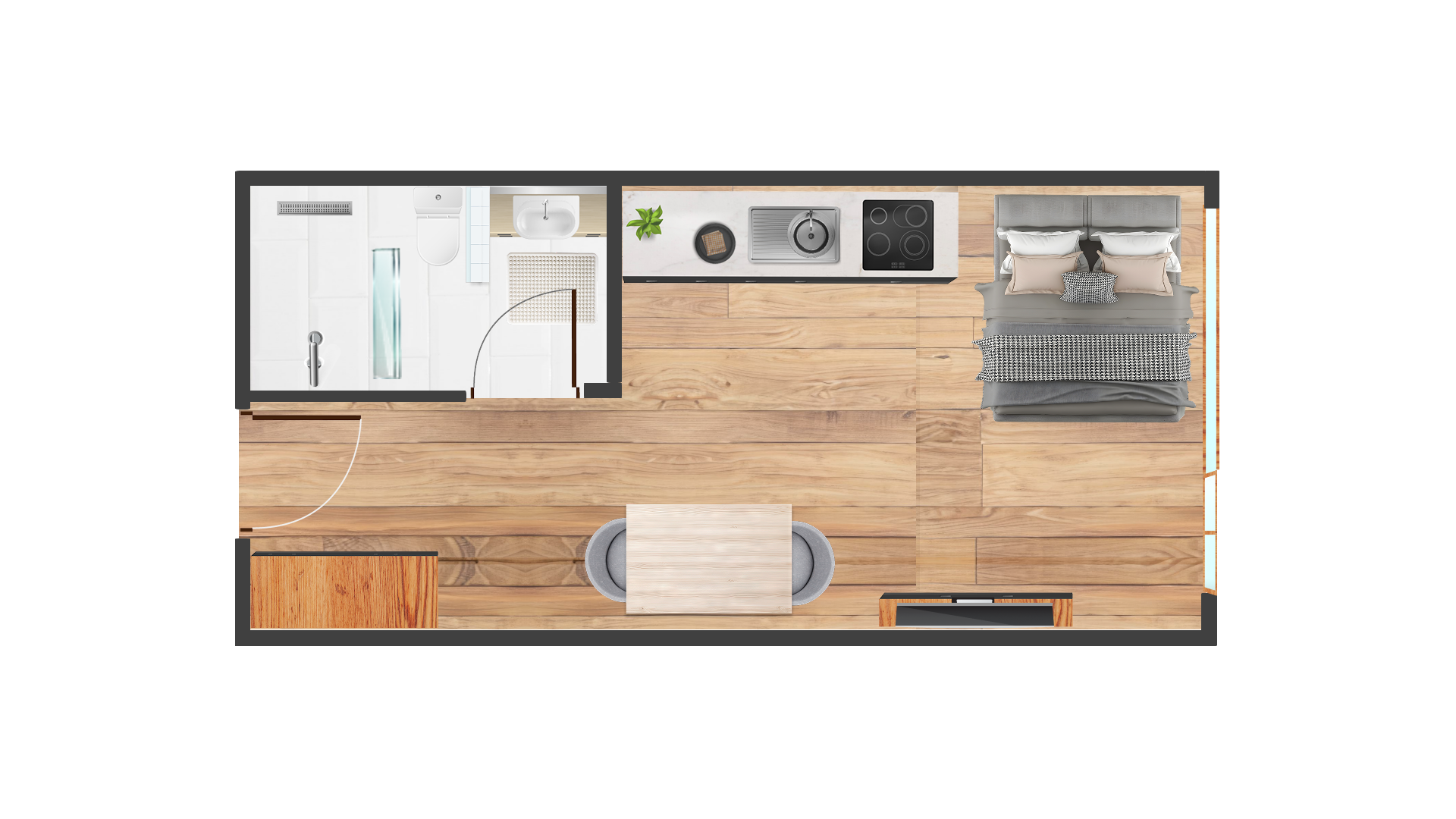 Ihr Hotelstudio 209 im Dom 4545