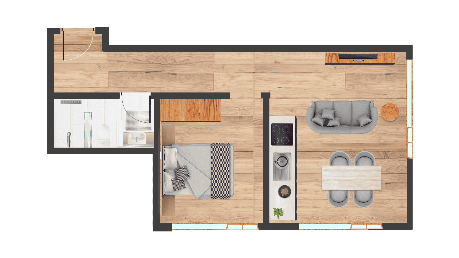 Ihr Hotelstudio 211 im Dom 4545